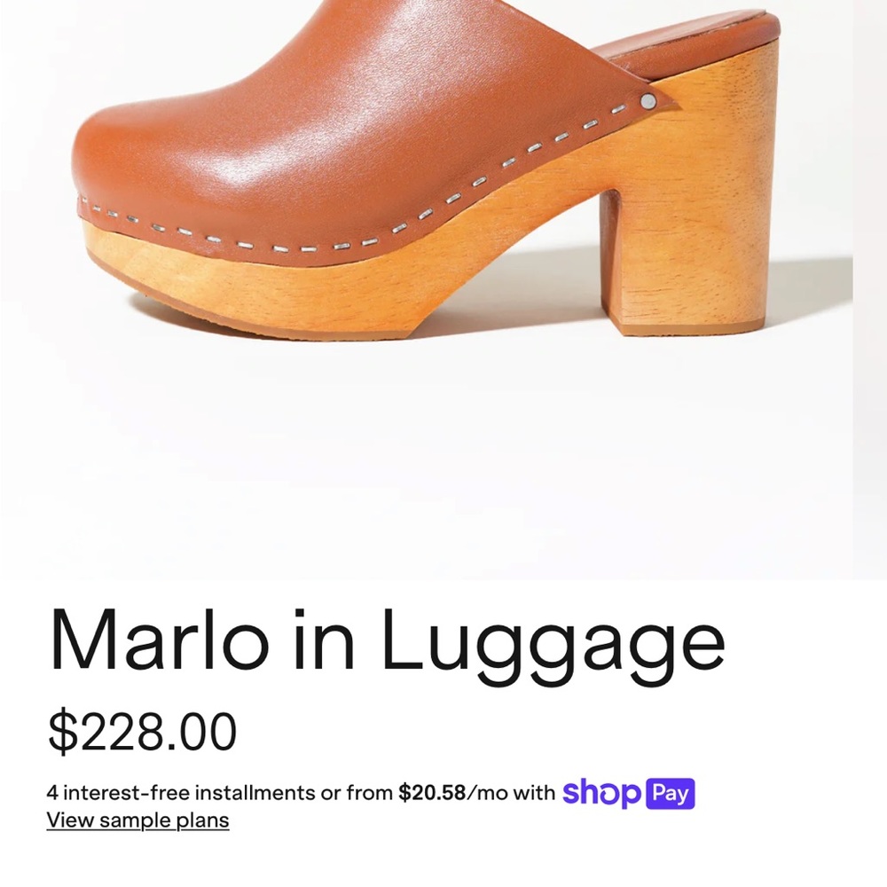 Charlotte Stone Clogs